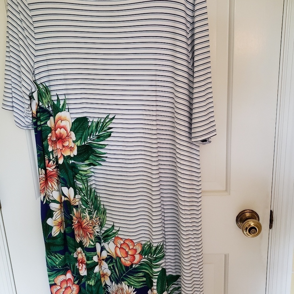 # Chicos sz 4 (XXL) knit casual dress w/cute print - Picture 4 of 5